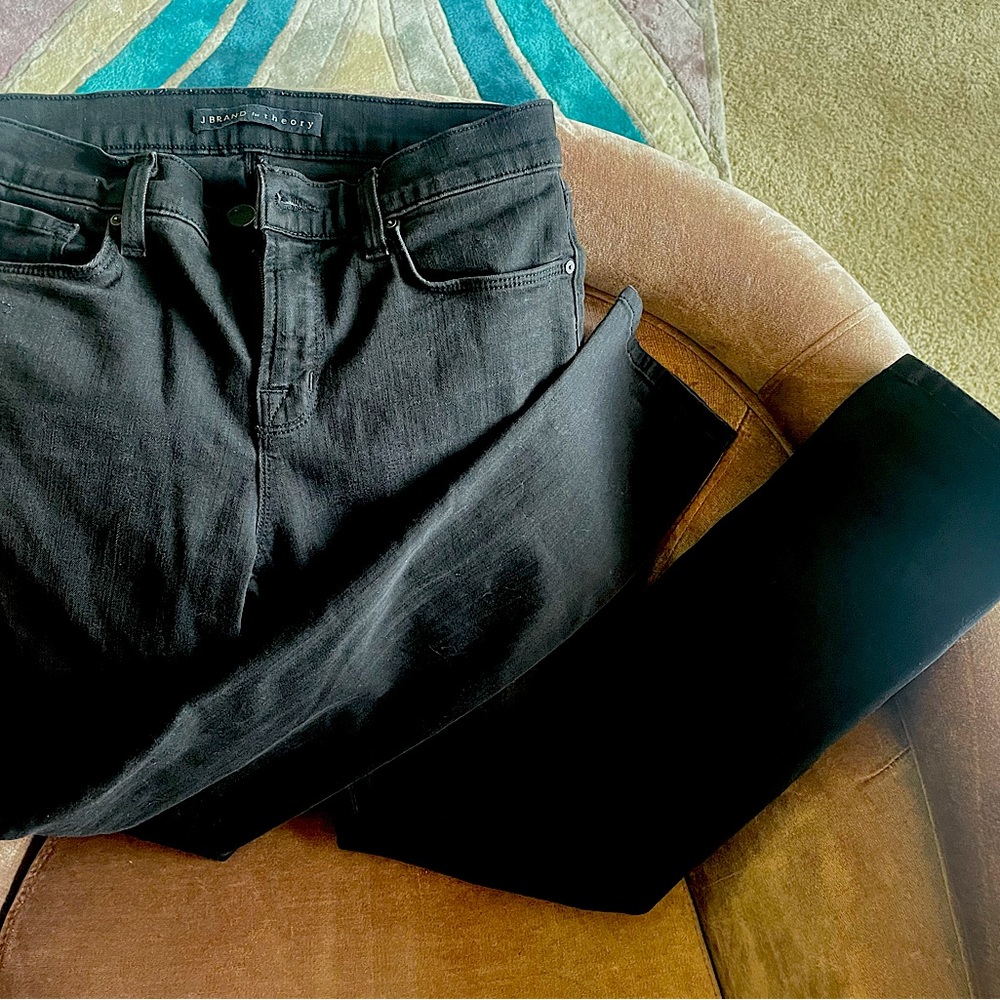 JBrand Photo Ready Slimming stretch jeans in Hollyhock black size 28 inseam 28.5 - Picture 4 of 4